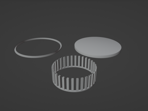 Designer round marble table 3Dモデル