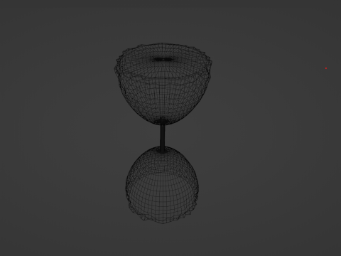 Designer stone bar stool Model 3D