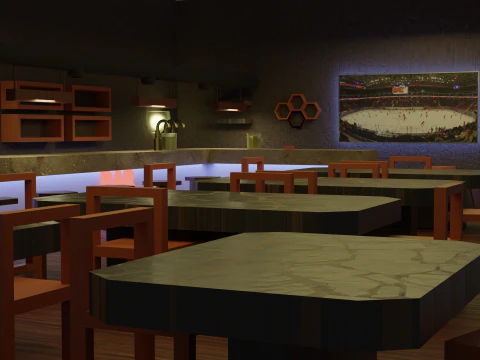 バーパブコレクション 3Dモデル