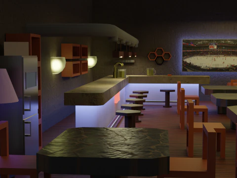 バーパブコレクション 3Dモデル
