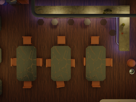 Bar Pub collection 3Dモデル