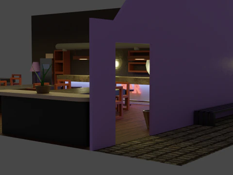 バーパブコレクション 3Dモデル