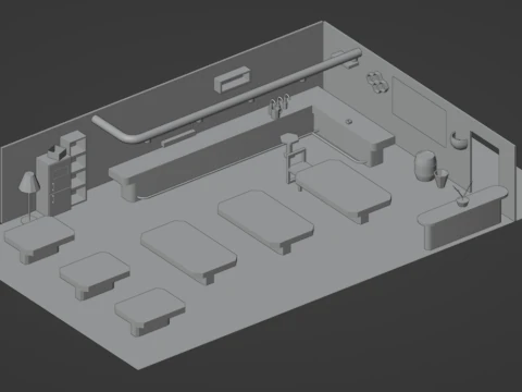 バーパブコレクション 3Dモデル