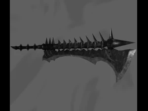 Spada fantasy PBR Low-poly Modello 3D