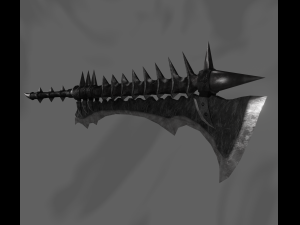 Fantasy sword PBR Low-poly Modello 3D