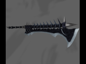 Fantasy sword PBR Low-poly Modello 3D