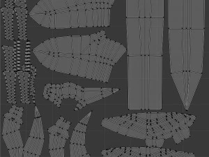 Cursed sword PBR Low-poly 3D Model