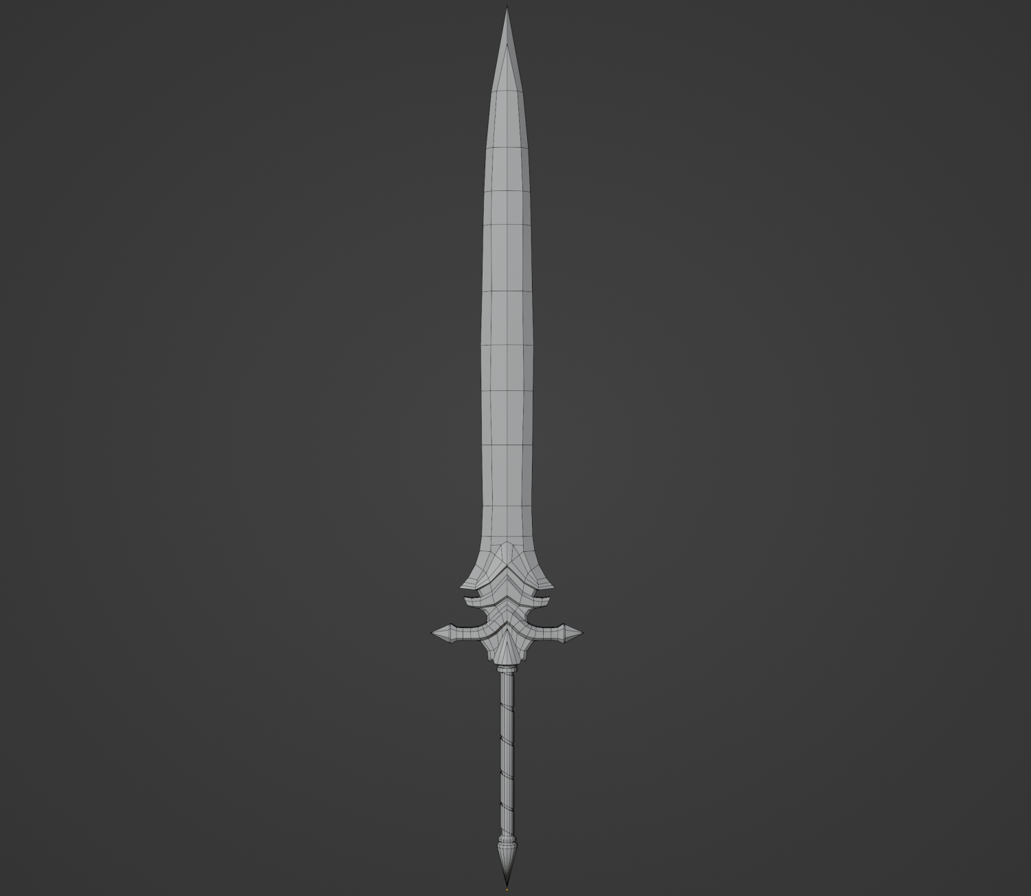 3D model Dark Sword VR / AR / low-poly