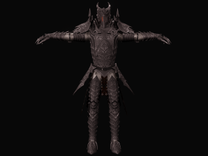 Knight PBR Low-poly 3D Model