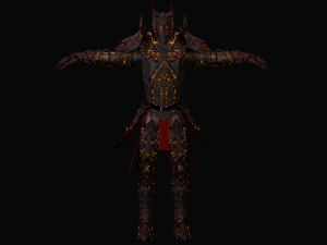 Knight PBR Low-poly 3D Model