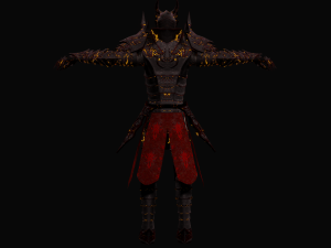 Knight PBR Low-poly 3D Model