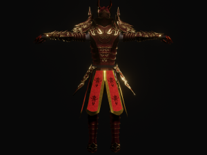 Knight PBR Low-poly 3D Model