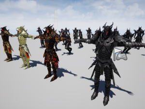 Knight PBR Low-poly 3D Model