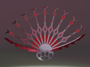Assassin fan Modelo 3D