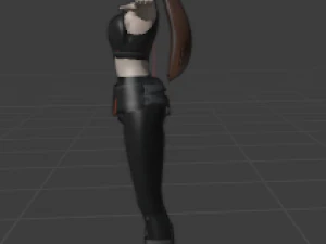 Anime girl873 3D Model