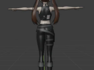 Anime girl873 3D Model
