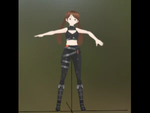 Anime girl873 3D Model