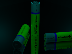 Battery AA POWER FLASH 3D Модель