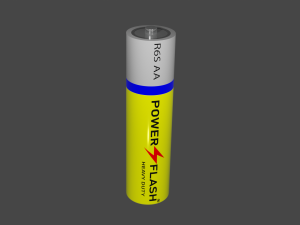 Battery AA POWER FLASH 3D Model