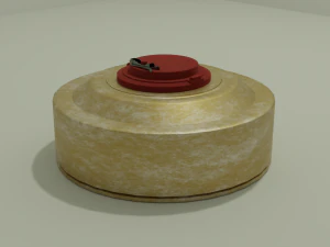 TM-62 com mina antitanque MVP-62 Fuze Modelo 3D