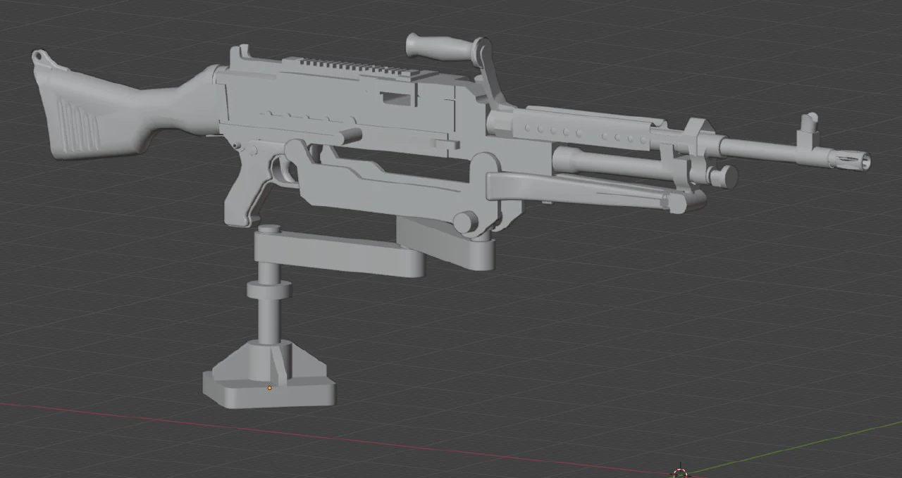 M240H 3D Model .c4d .max .obj .3ds .fbx .stl .blend 