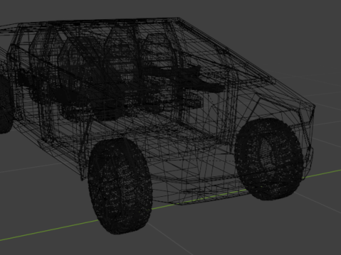 Tesla CyberTruck 3D Model