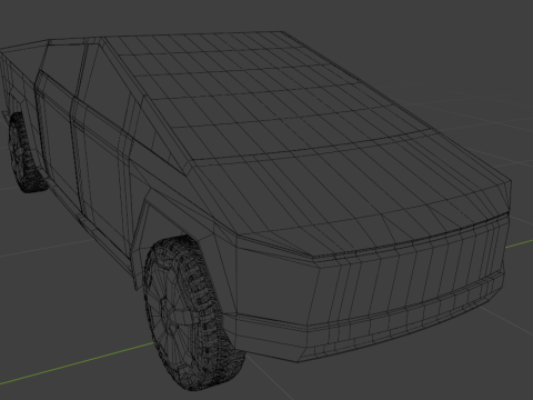 Tesla CyberTruck 3D Model