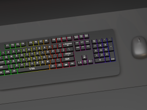 Gaming Keyboard Model 3D