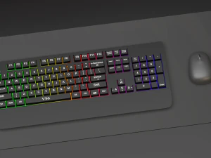 Gaming Keyboard 3D Model