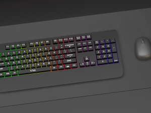 Gaming Keyboard Model 3D