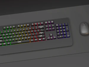 Gaming Keyboard 3D Model