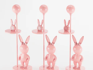 Bunny Rabbit Light 3D Model