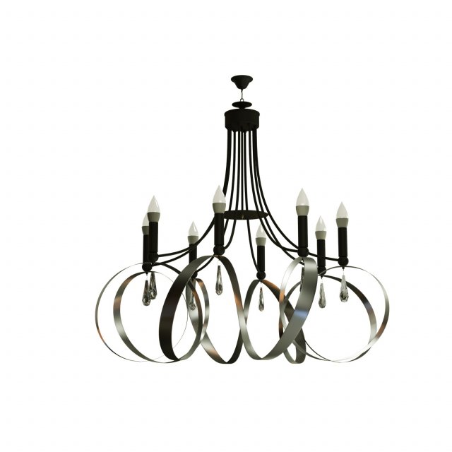 Chandelier Model 3D .c4d .max .obj .3ds .fbx .stl .blend