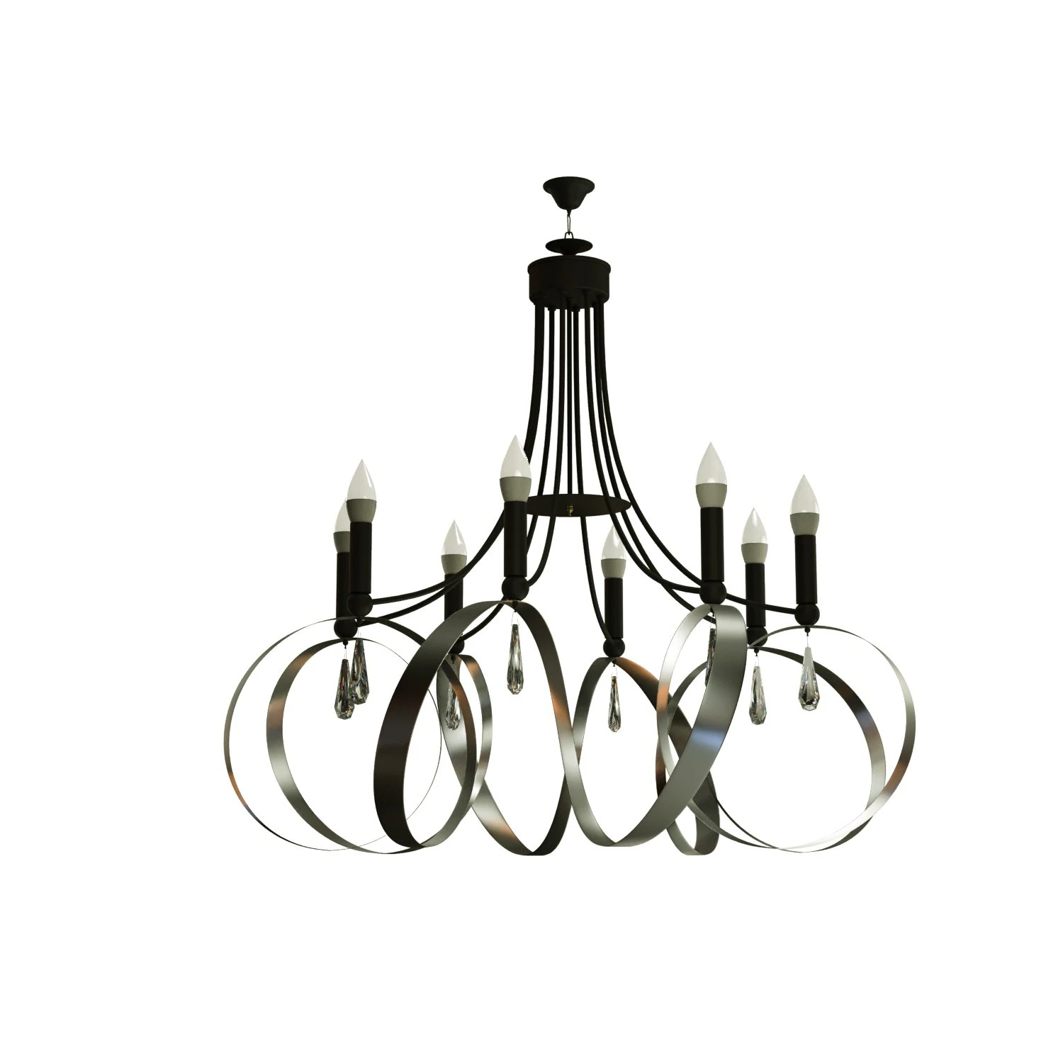 Chandelier 3D Model .c4d .max .obj .3ds .fbx .stl .blend