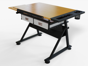 Zeny height adjustable drafting draft shop desk