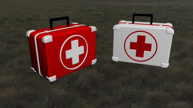 Medical Kit - Botiquines Medicos Modèle 3D .c4d .max .obj .3ds .fbx .stl .blend 