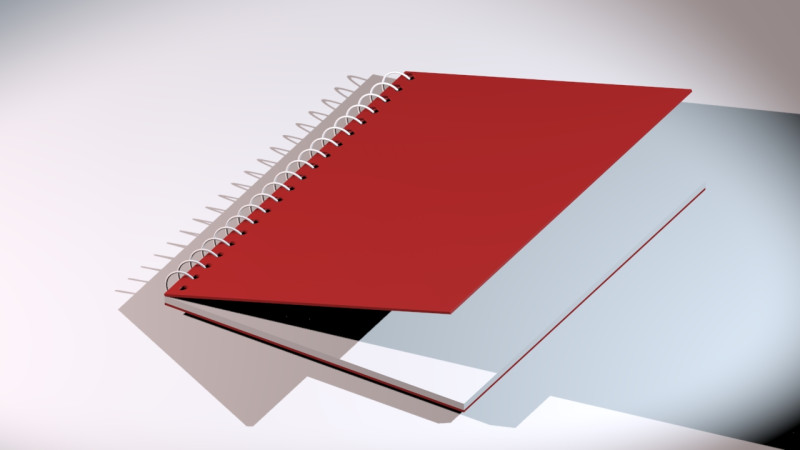 Book - Libreta 3D Model .c4d .max .obj .3ds .fbx .stl .blend 
