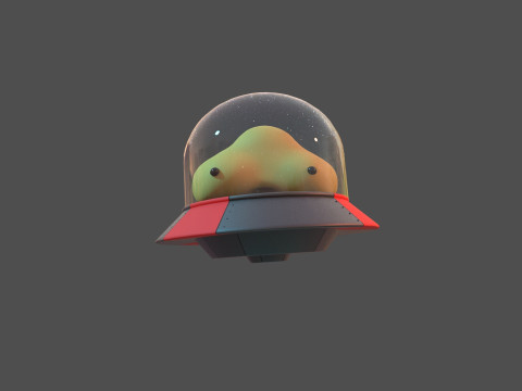 Nave Metal Slug 3D Model