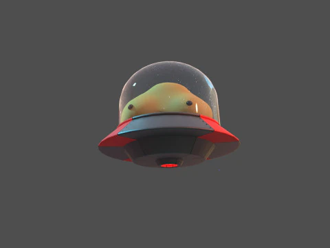 Nave Metal Slug 3D Model