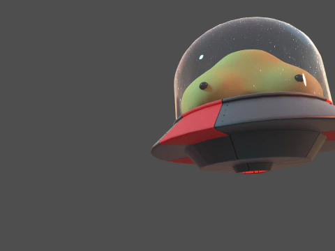 Nave Metal Slug 3D Model