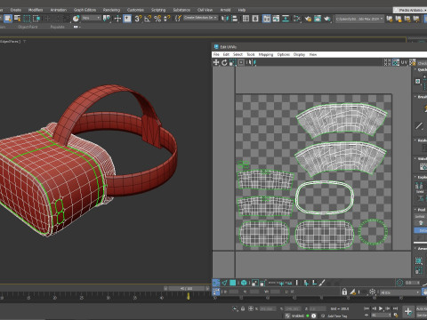 Visor VR 3D Model
