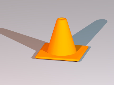 Cono de Transito 3D मॉडल