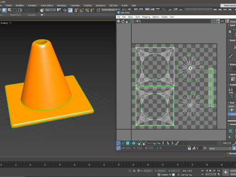 Cono de Transito Modello 3D