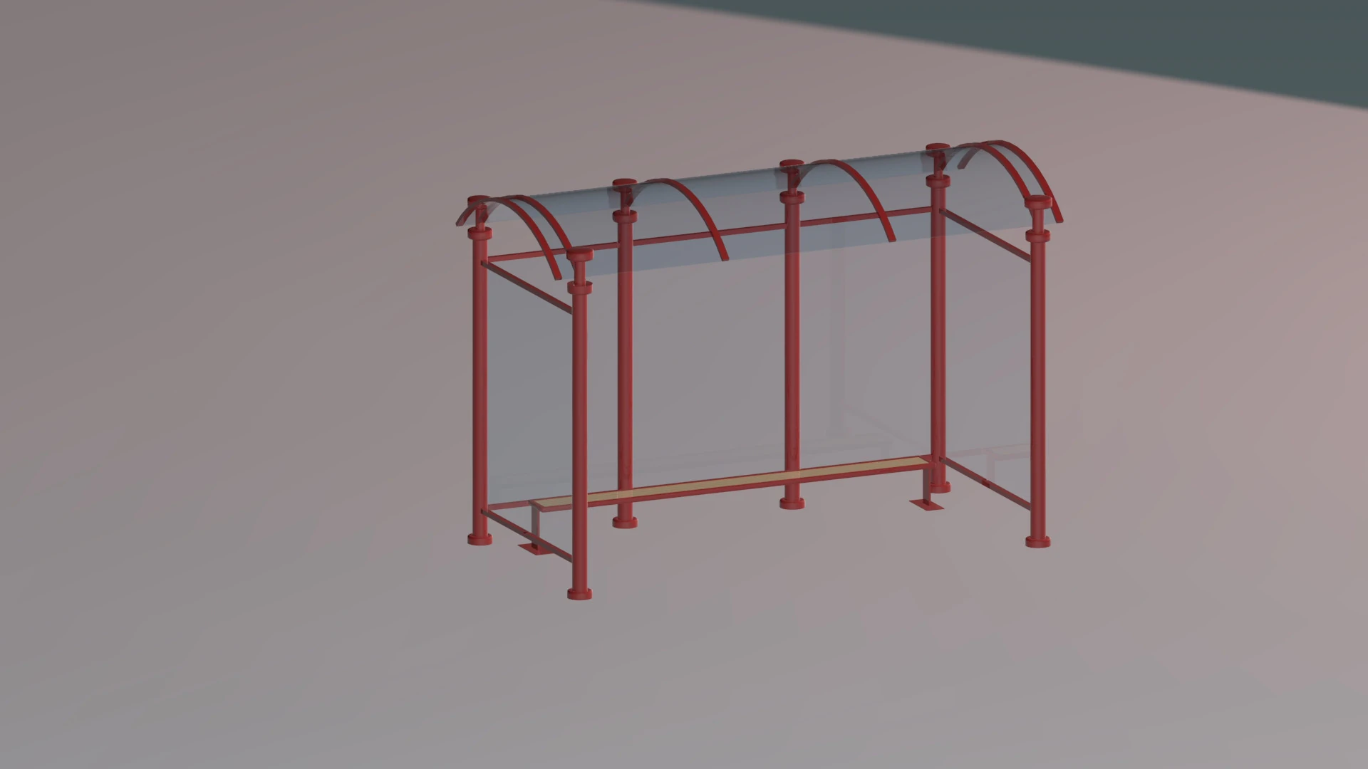 Estacin de autobs 3D Model .c4d .max .obj .3ds .fbx .stl .blend 