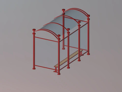 Estacin de autobs 3D Model