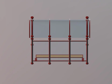 Estacin de autobs 3D Model