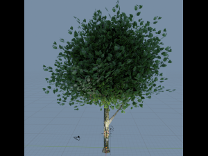 Low poly tree 3D-Modell