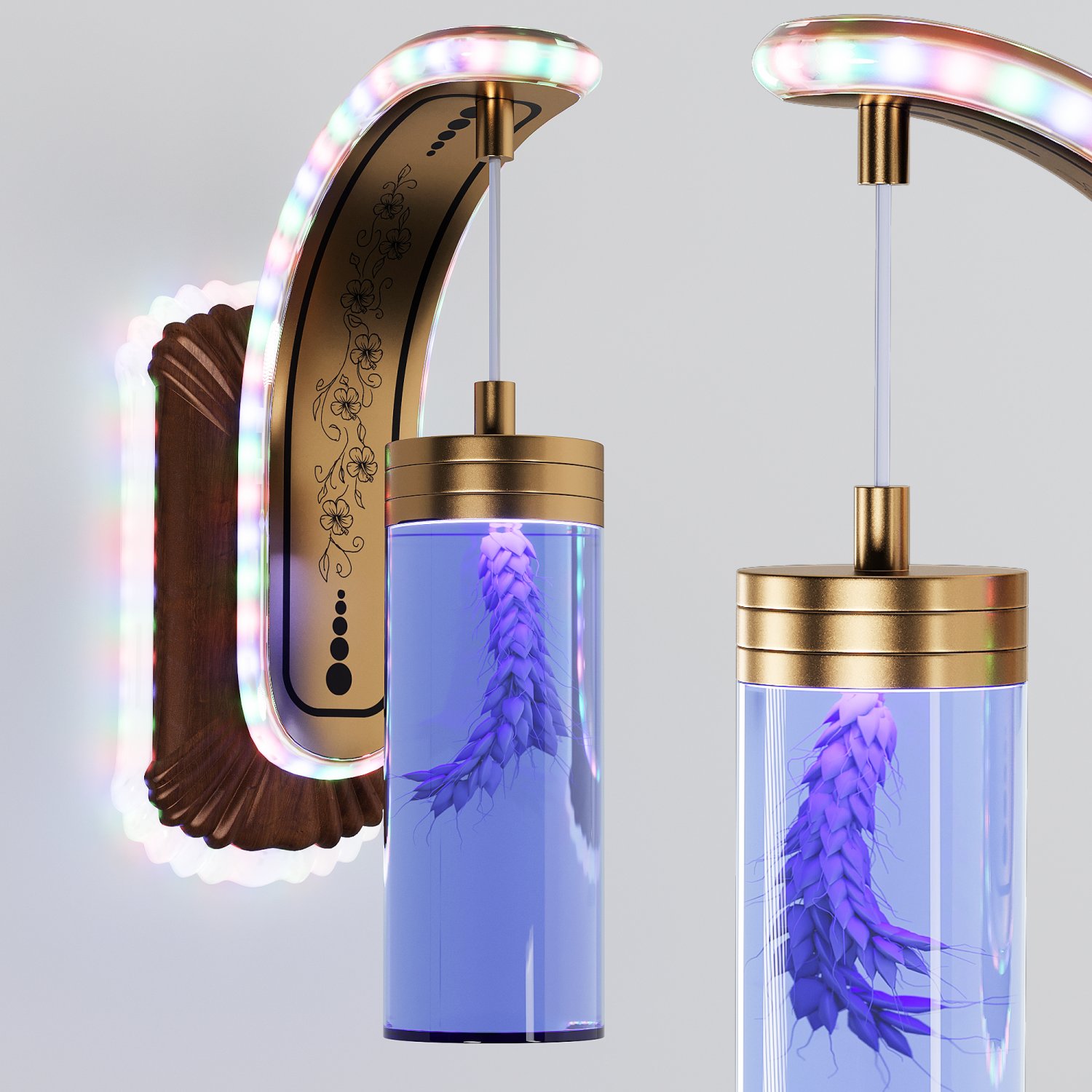 Flower online wall light