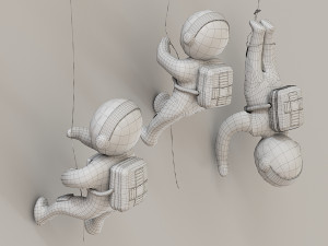 Cascan Hanging Decor 3D 모델