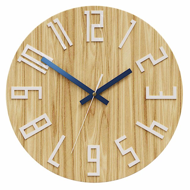 UniqueWallClock Modelo 3D .c4d .max .obj .3ds .fbx .stl .blend 
